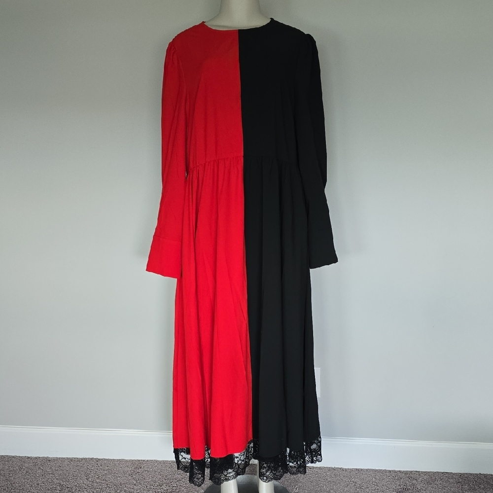 Lively Ghosts Devil and Daughter Dress-black & red-XL